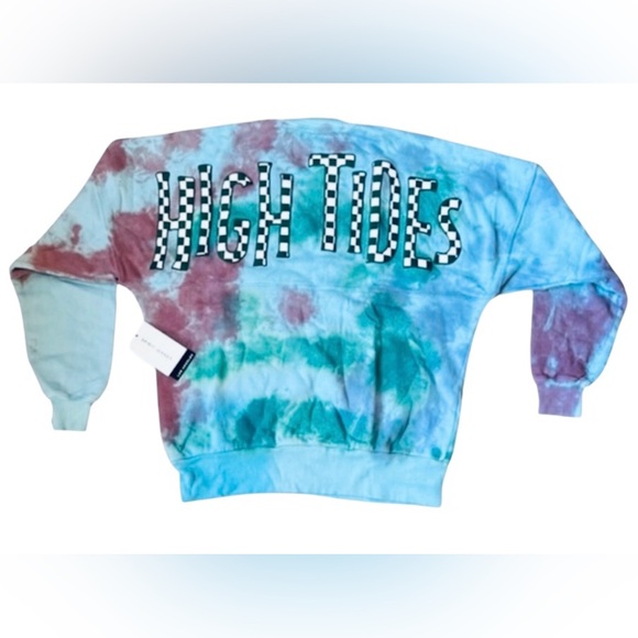 NWT Spirit Jersey High Tides Oversized Tie Dye Sweatshirt